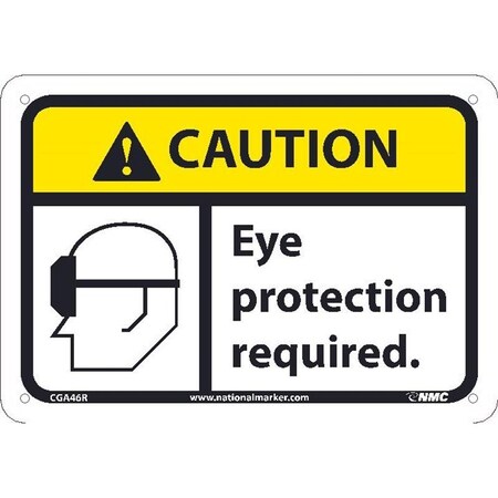 Nmc CAUTION, EYE PROTECTION REQUIRED, CGA46R CGA46R